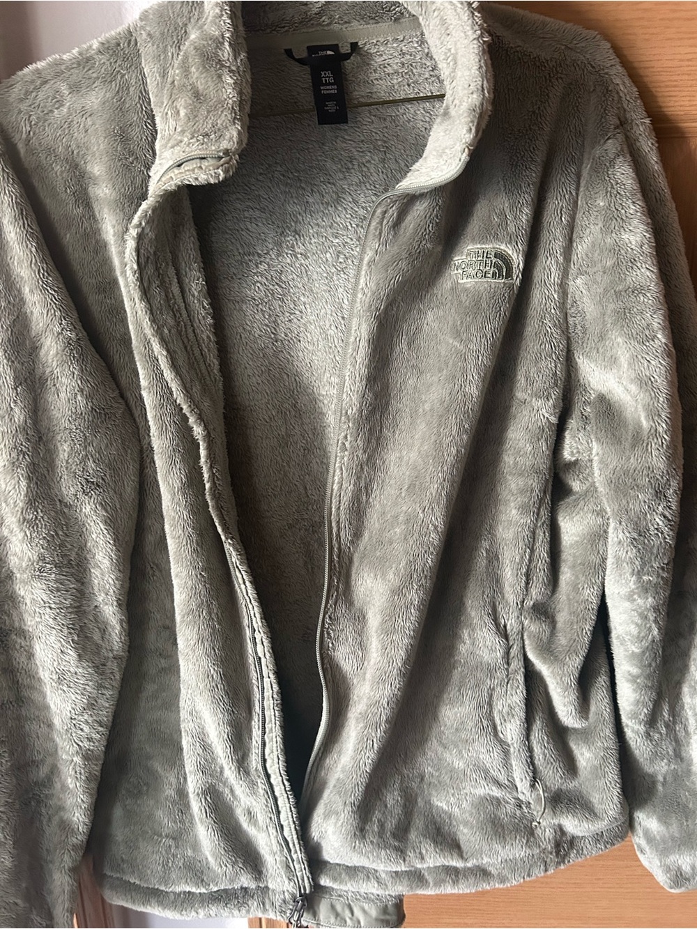 The North Face Plush Fleece Jacket - Light Green